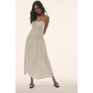 NWT Anthropologie Forever That Girl White Lace Midi Dress - XLP